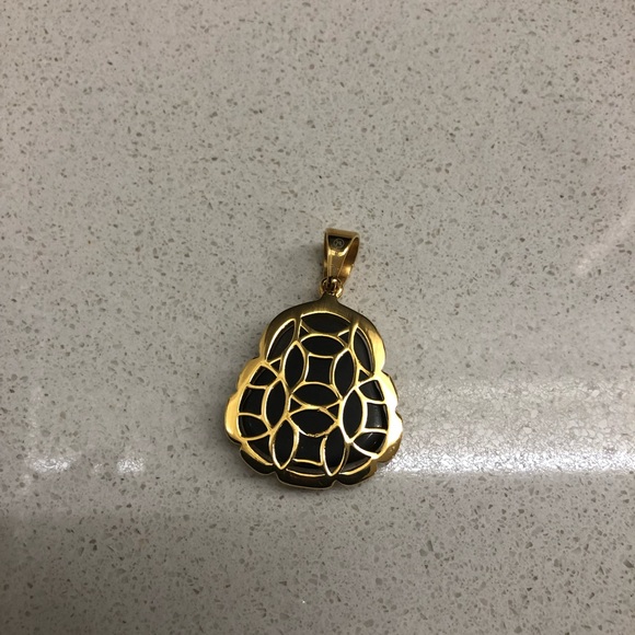 Smile Buddha Pendant With Rope Chain - Picture 4 of 5